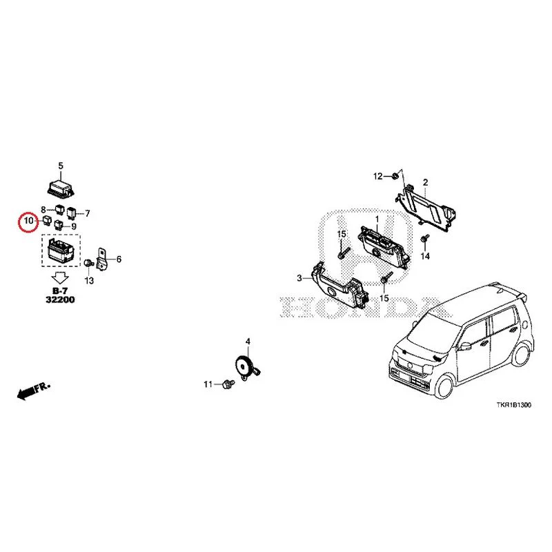 [NEW] JDM HONDA N-WGN JH3 2023 Control unit (engine room) GENUINE OEM - Image 10