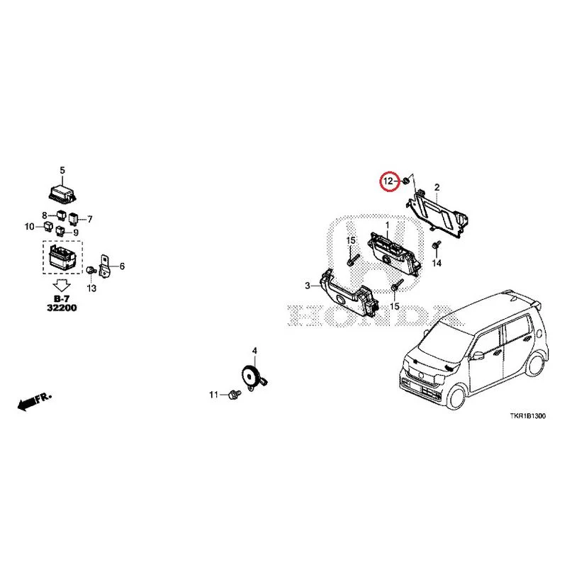 [NEW] JDM HONDA N-WGN JH3 2023 Control unit (engine room) GENUINE OEM - Image 12