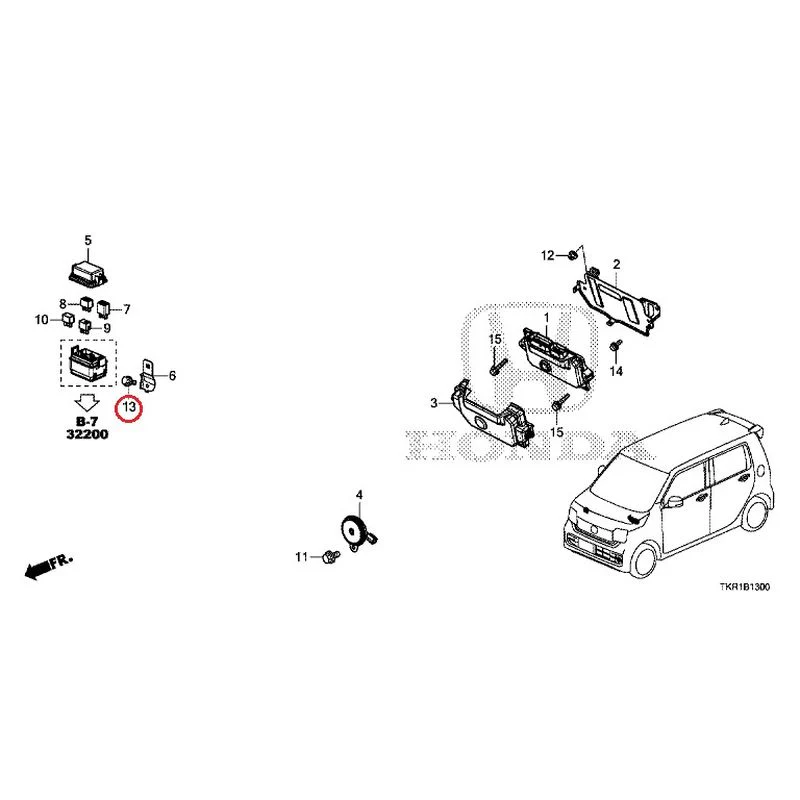 [NEW] JDM HONDA N-WGN JH3 2023 Control unit (engine room) GENUINE OEM - Image 13