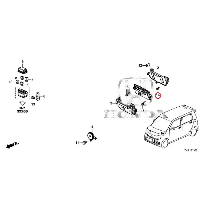 [NEW] JDM HONDA N-WGN JH3 2023 Control unit (engine room) GENUINE OEM - Image 14