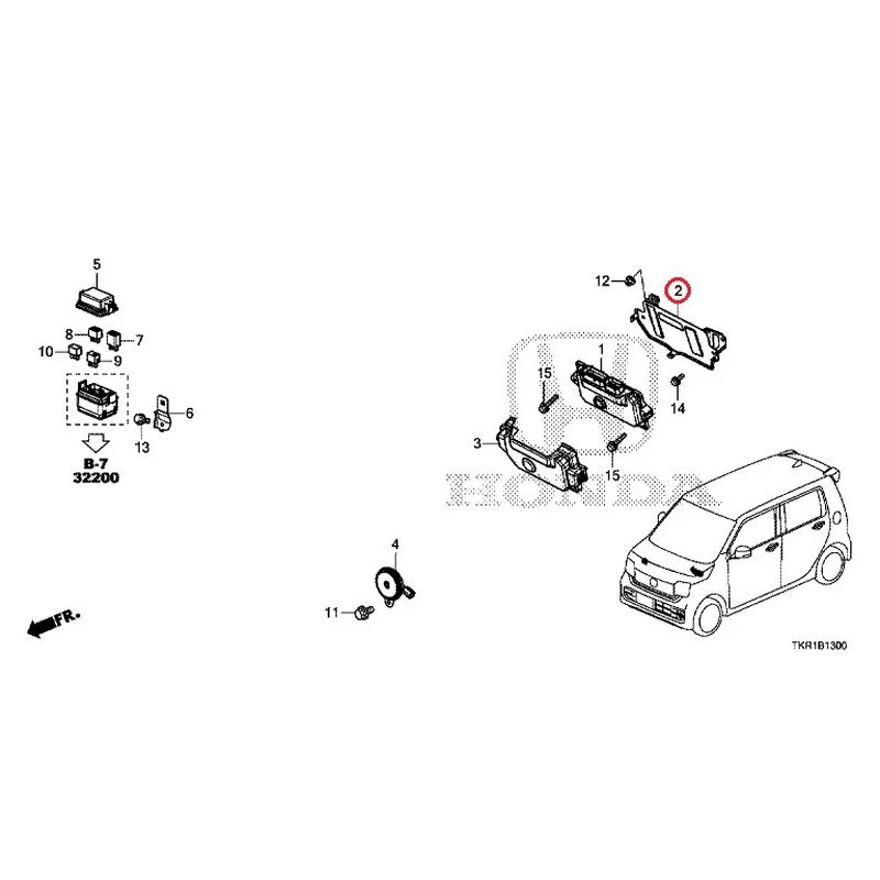 [NEW] JDM HONDA N-WGN JH3 2023 Control unit (engine room) GENUINE OEM - Image 3