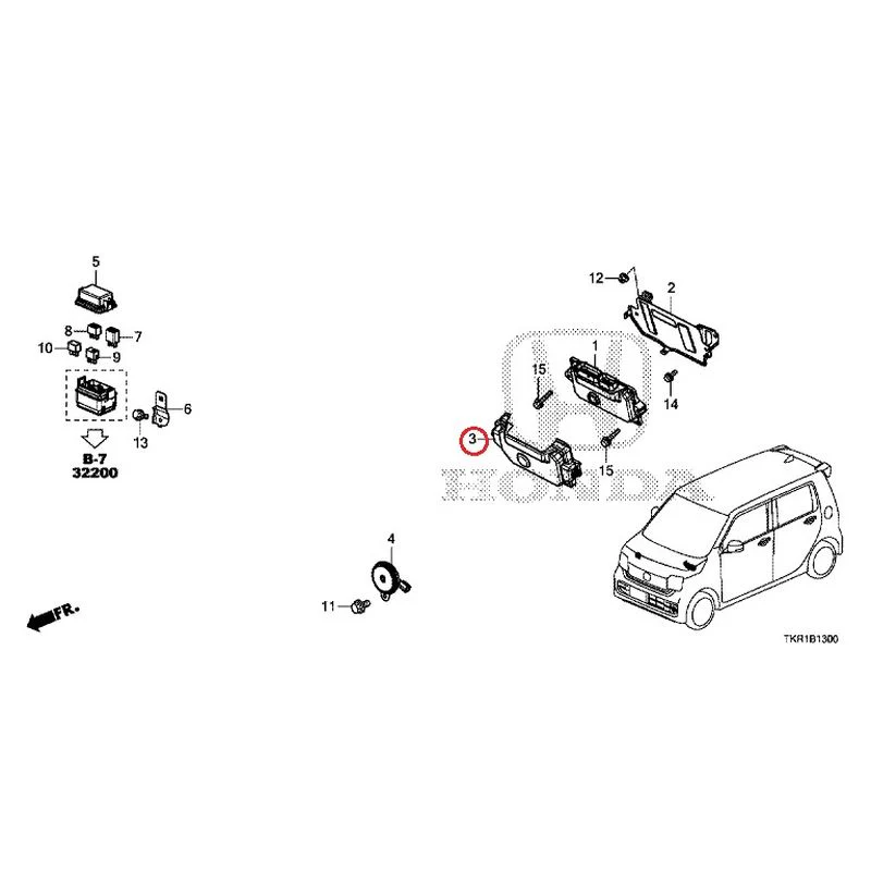 [NEW] JDM HONDA N-WGN JH3 2023 Control unit (engine room) GENUINE OEM - Image 4