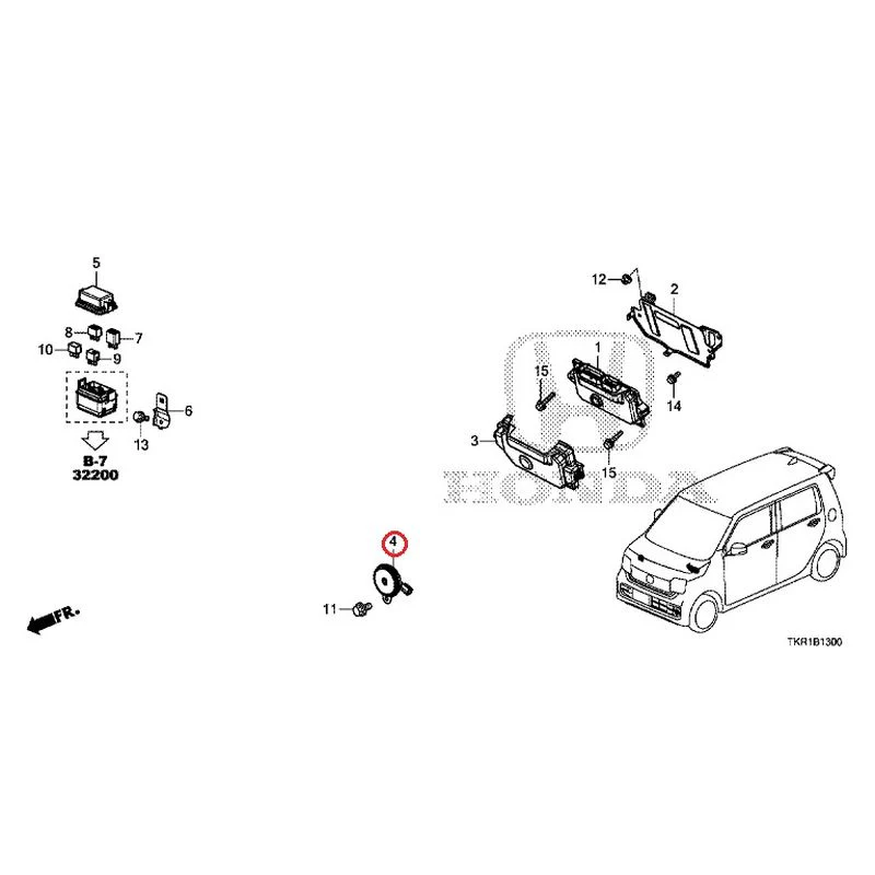 [NEW] JDM HONDA N-WGN JH3 2023 Control unit (engine room) GENUINE OEM - Image 5