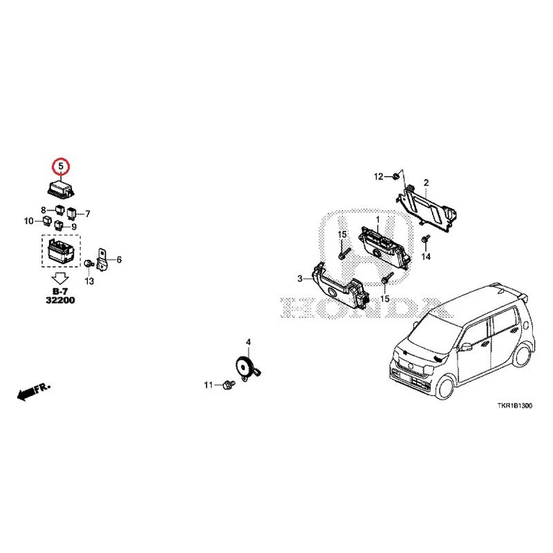 [NEW] JDM HONDA N-WGN JH3 2023 Control unit (engine room) GENUINE OEM - Image 6