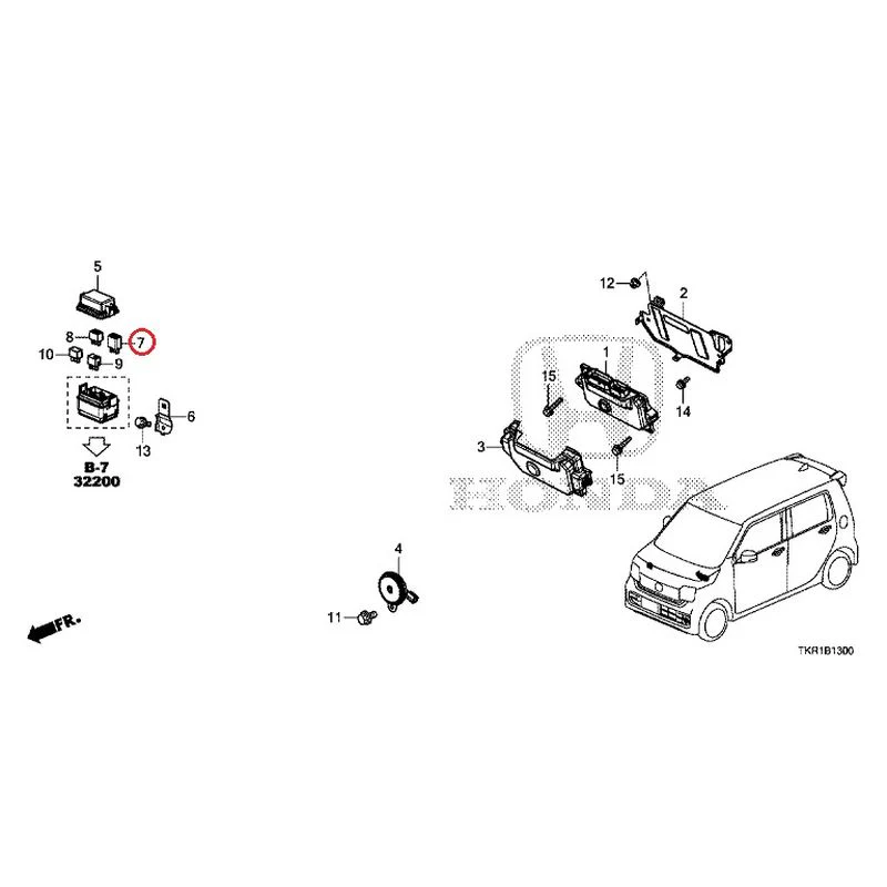 [NEW] JDM HONDA N-WGN JH3 2023 Control unit (engine room) GENUINE OEM - Image 8