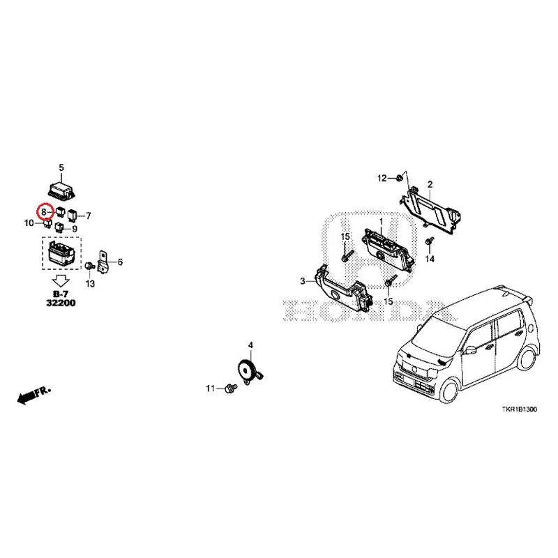 [NEW] JDM HONDA N-WGN JH3 2023 Control unit (engine room) GENUINE OEM - Image 9