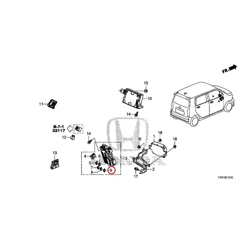 [NEW] JDM HONDA N-WGN JH3 2023 Control unit (indoor) GENUINE OEM - Image 10