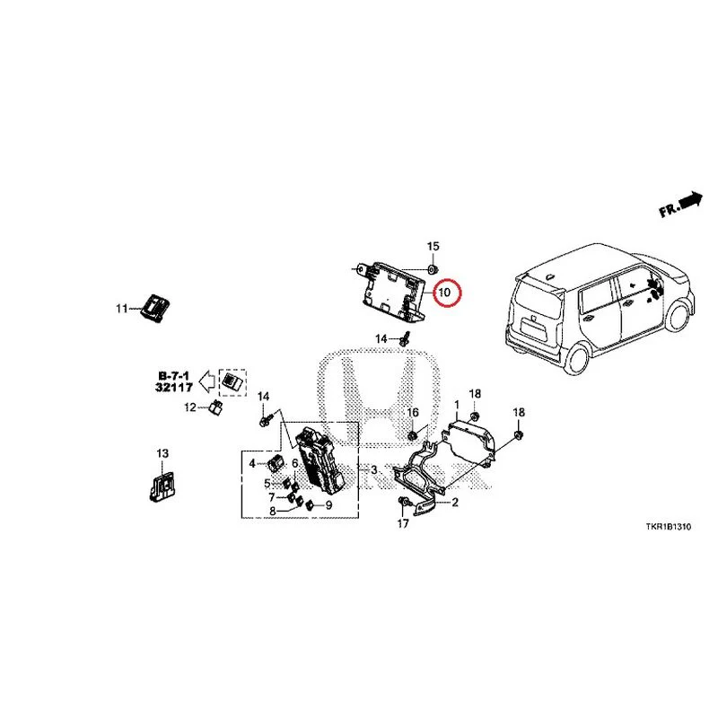 [NEW] JDM HONDA N-WGN JH3 2023 Control unit (indoor) GENUINE OEM - Image 12