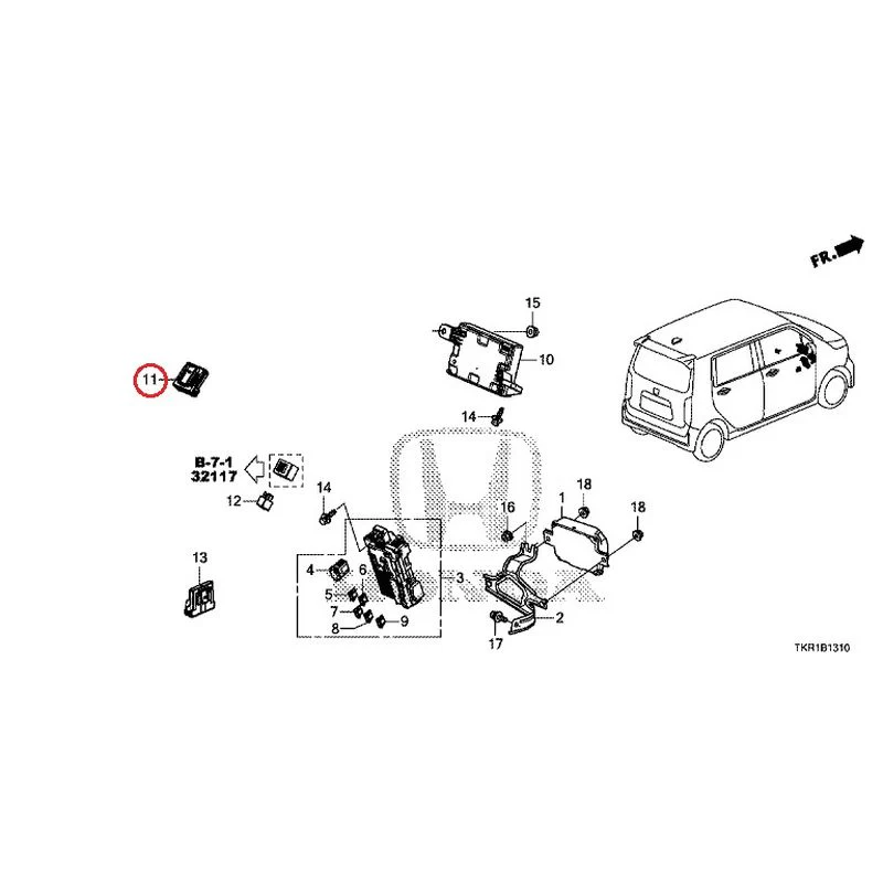 [NEW] JDM HONDA N-WGN JH3 2023 Control unit (indoor) GENUINE OEM - Image 13