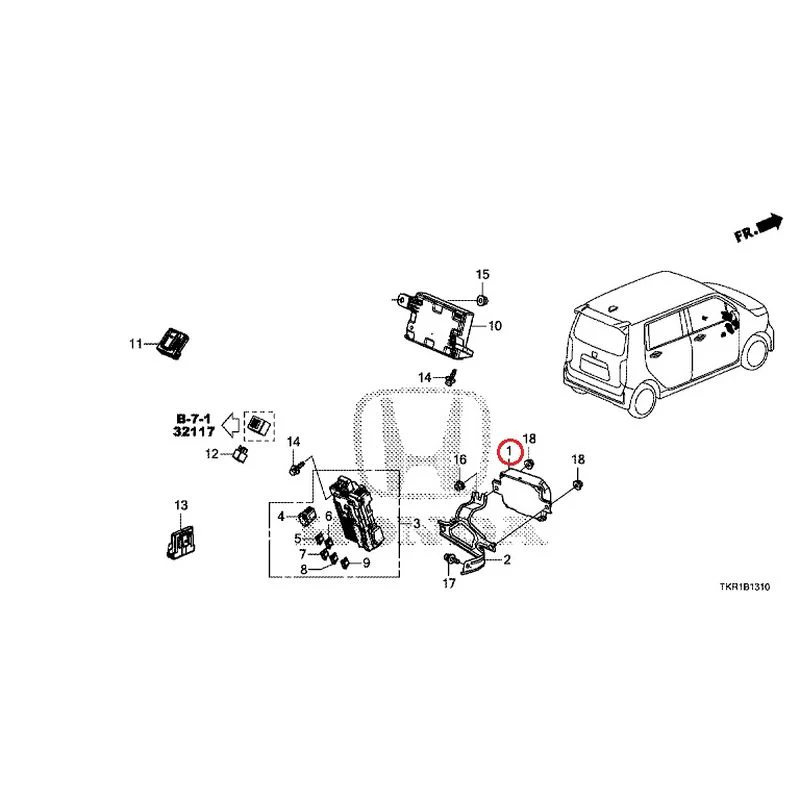 [NEW] JDM HONDA N-WGN JH3 2023 Control unit (indoor) GENUINE OEM - Image 2