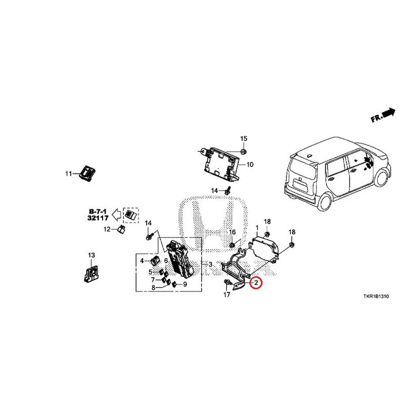 [NEW] JDM HONDA N-WGN JH3 2023 Control unit (indoor) GENUINE OEM - Image 3