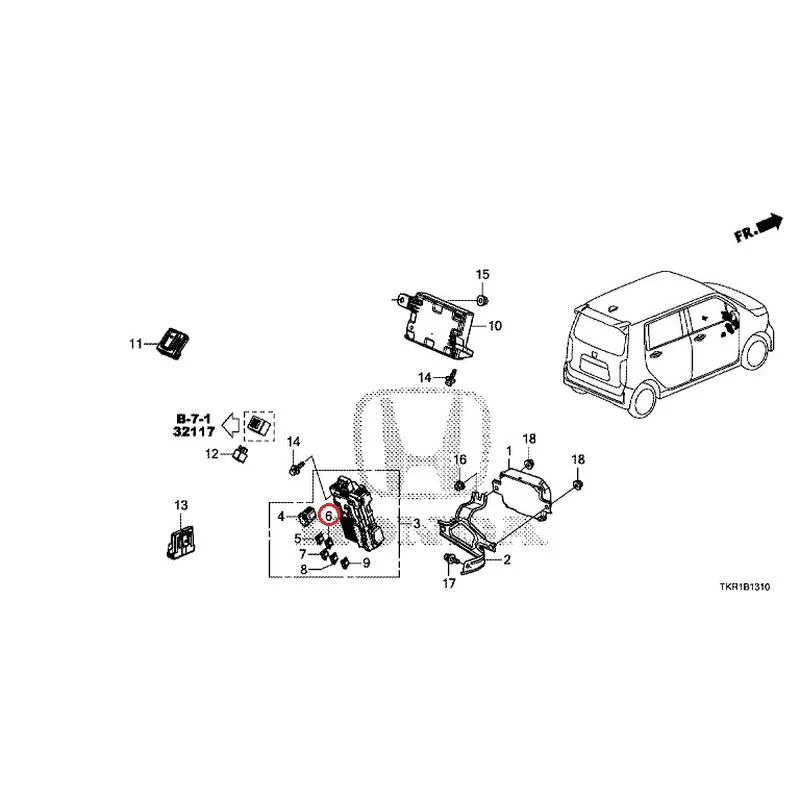 [NEW] JDM HONDA N-WGN JH3 2023 Control unit (indoor) GENUINE OEM - Image 7