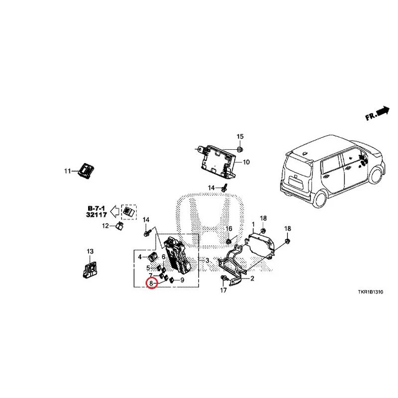 [NEW] JDM HONDA N-WGN JH3 2023 Control unit (indoor) GENUINE OEM - Image 9