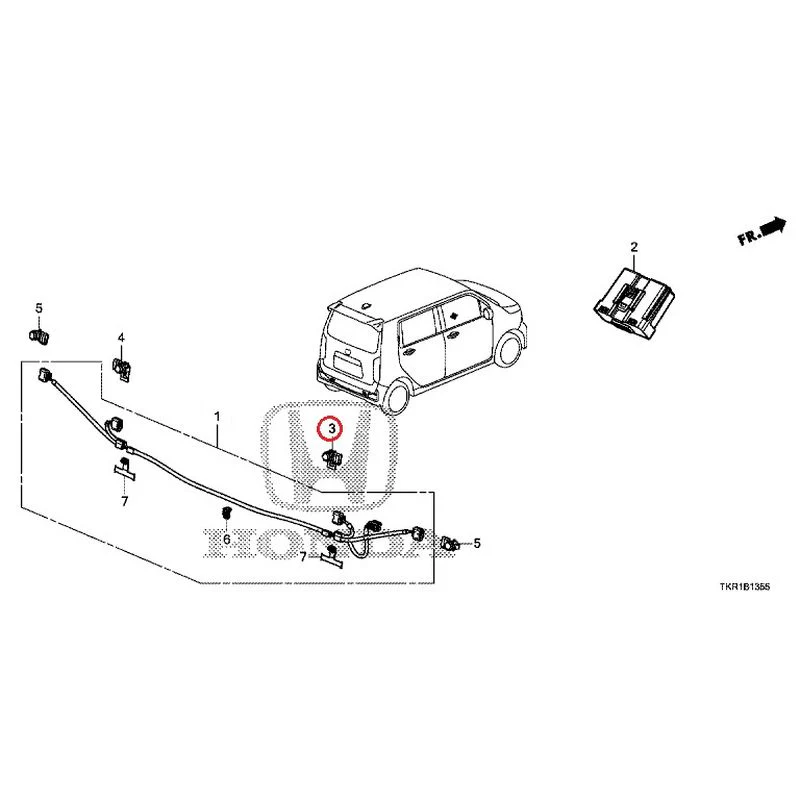 [NEW] JDM HONDA N-WGN JH3 2023 Parking Sensor GENUINE OEM - Image 4