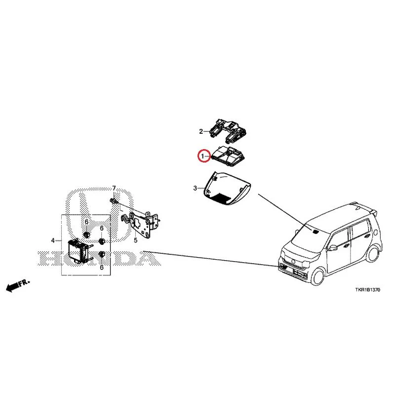 [NEW] JDM HONDA N-WGN JH3 2023 Camera/Radar GENUINE OEM - Image 2