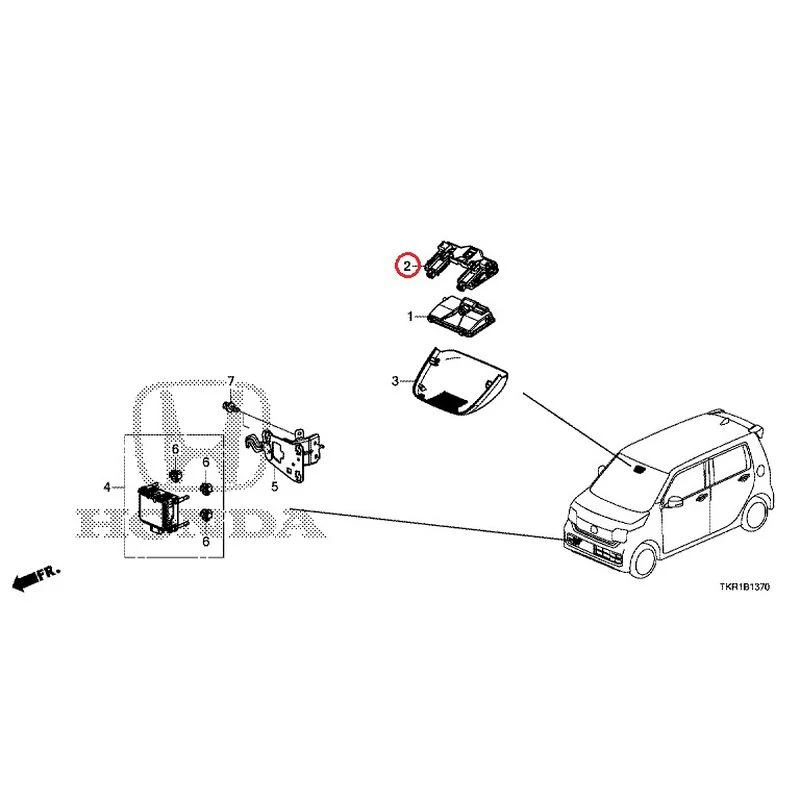 [NEW] JDM HONDA N-WGN JH3 2023 Camera/Radar GENUINE OEM - Image 3