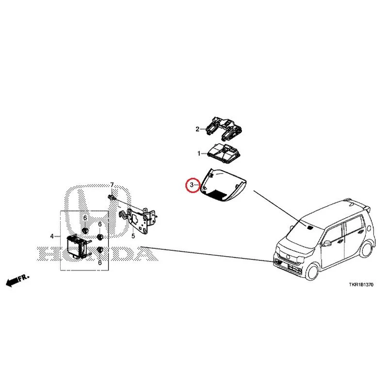 [NEW] JDM HONDA N-WGN JH3 2023 Camera/Radar GENUINE OEM - Image 4