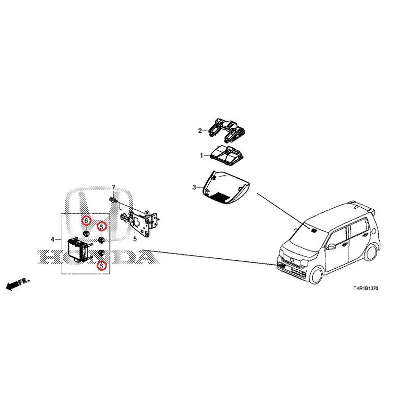 [NEW] JDM HONDA N-WGN JH3 2023 Camera/Radar GENUINE OEM - Image 7