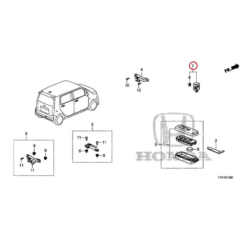 [NEW] JDM HONDA N-WGN JH3 2023 Smart Unit GENUINE OEM - Image 10