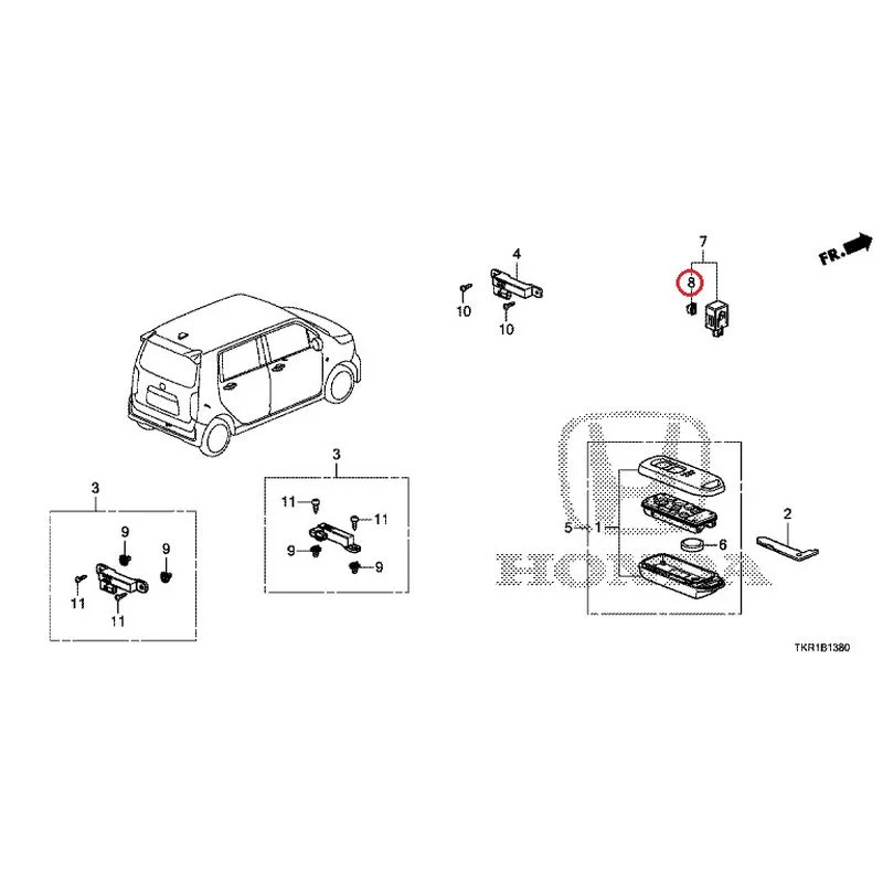 [NEW] JDM HONDA N-WGN JH3 2023 Smart Unit GENUINE OEM - Image 11