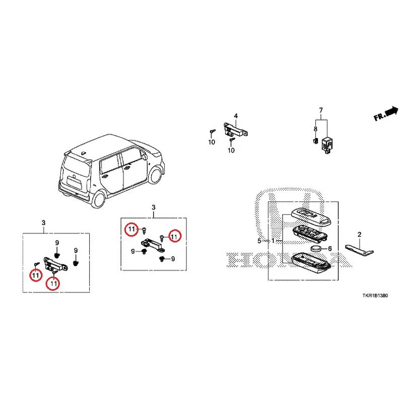 [NEW] JDM HONDA N-WGN JH3 2023 Smart Unit GENUINE OEM - Image 14