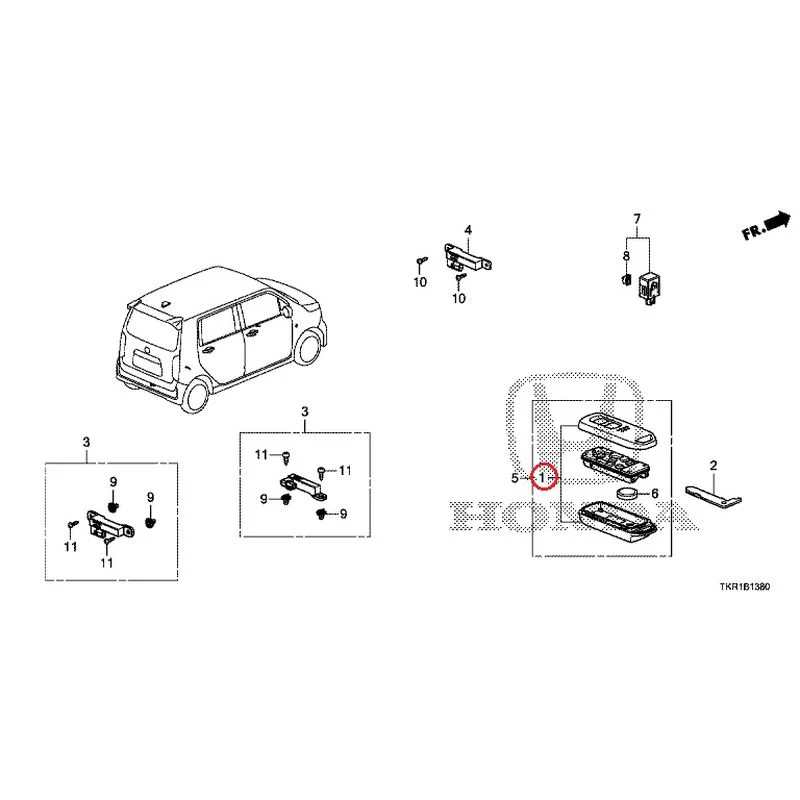 [NEW] JDM HONDA N-WGN JH3 2023 Smart Unit GENUINE OEM - Image 3