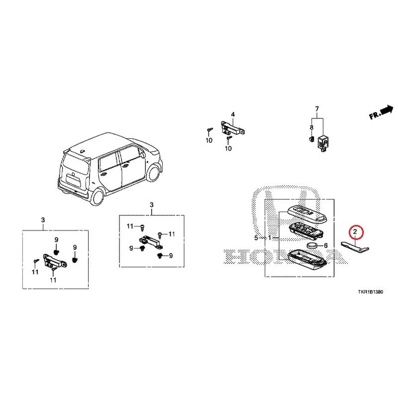 [NEW] JDM HONDA N-WGN JH3 2023 Smart Unit GENUINE OEM - Image 4
