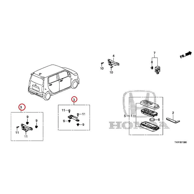[NEW] JDM HONDA N-WGN JH3 2023 Smart Unit GENUINE OEM - Image 5