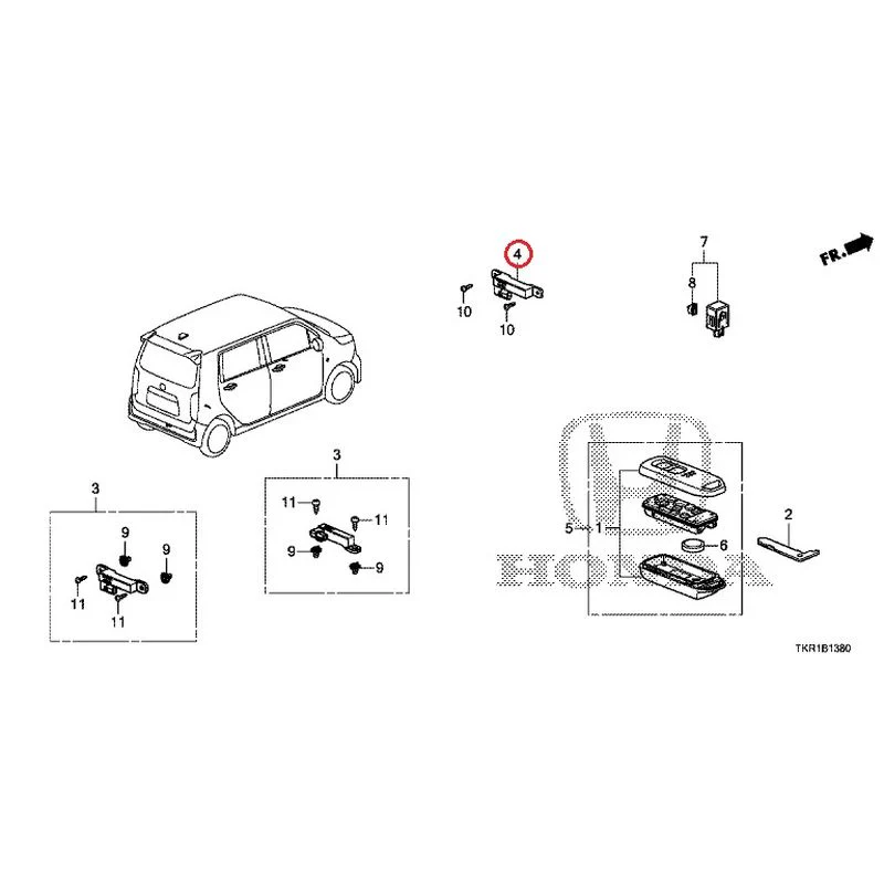 [NEW] JDM HONDA N-WGN JH3 2023 Smart Unit GENUINE OEM - Image 6