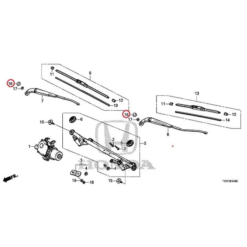 [NEW] JDM HONDA N-WGN JH3 2023 Front Windshield Wiper GENUINE OEM - Image 19