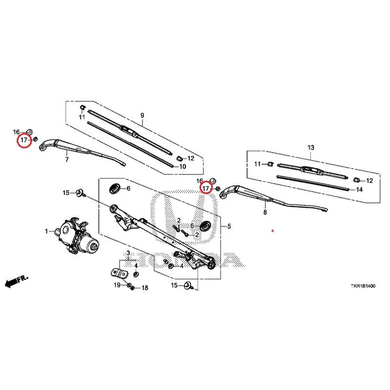 [NEW] JDM HONDA N-WGN JH3 2023 Front Windshield Wiper GENUINE OEM - Image 20