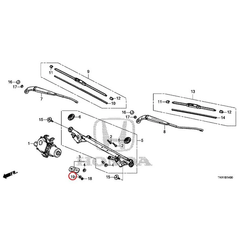 [NEW] JDM HONDA N-WGN JH3 2023 Front Windshield Wiper GENUINE OEM - Image 22