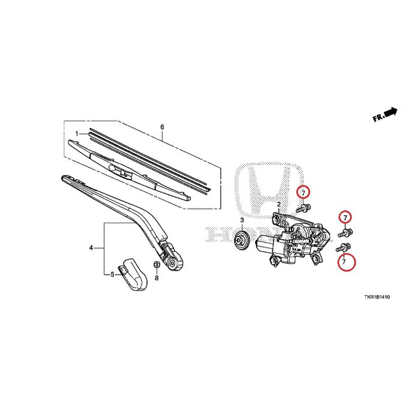 [NEW] JDM HONDA N-WGN JH3 2023 Rear Windshield Wiper GENUINE OEM - Image 10