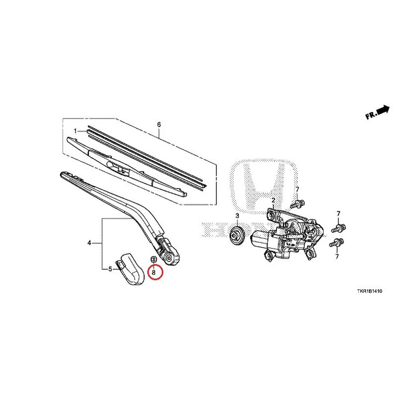 [NEW] JDM HONDA N-WGN JH3 2023 Rear Windshield Wiper GENUINE OEM - Image 11