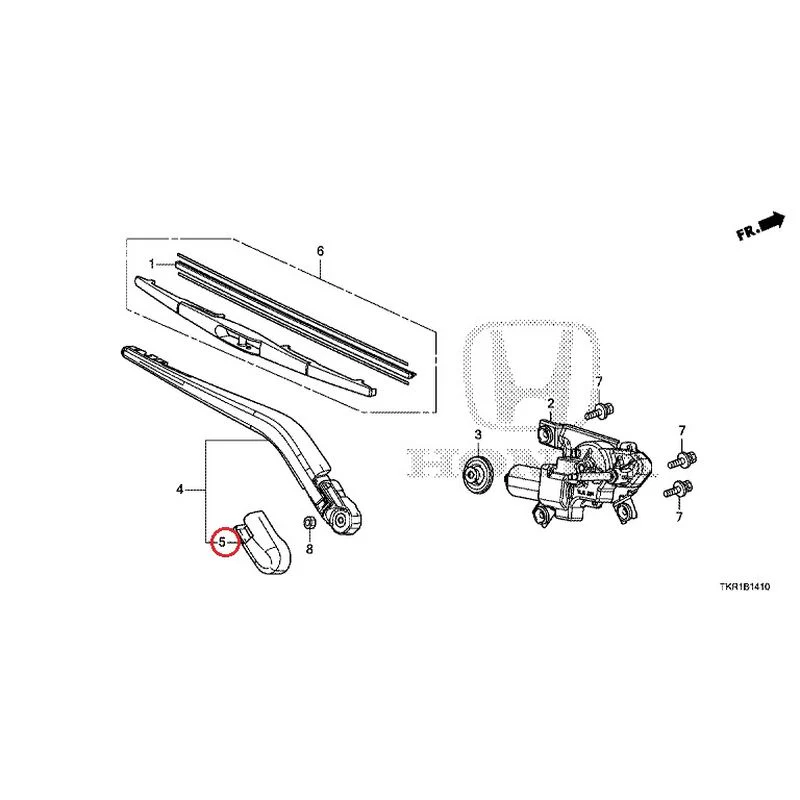 [NEW] JDM HONDA N-WGN JH3 2023 Rear Windshield Wiper GENUINE OEM - Image 8