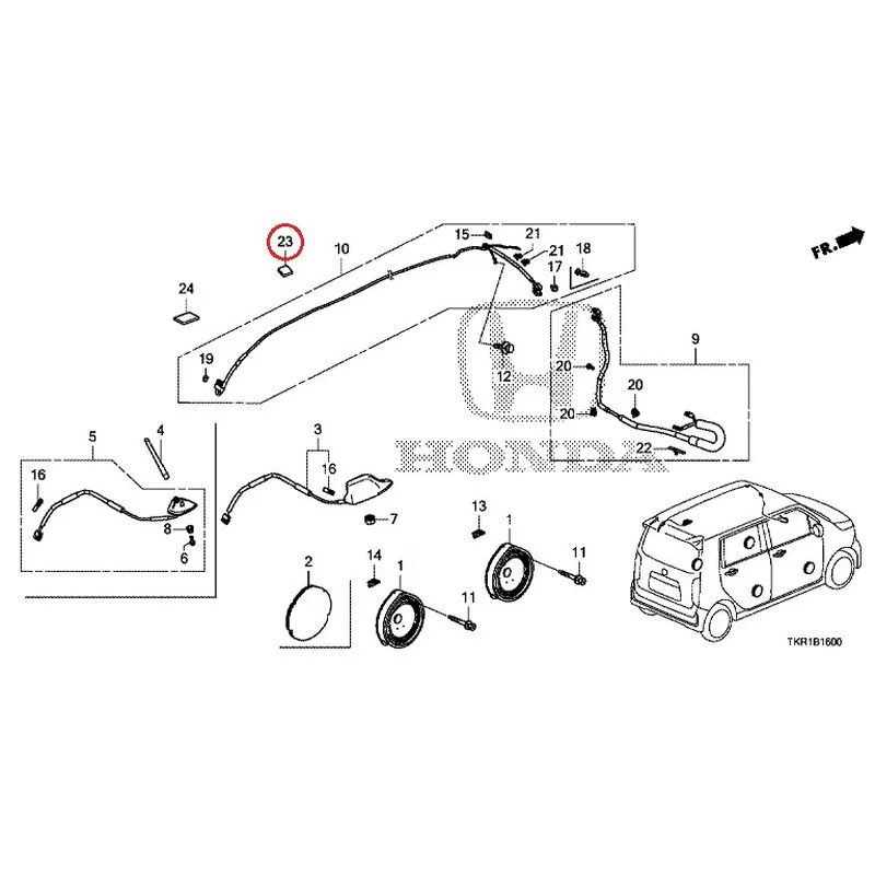 [NEW] JDM HONDA N-WGN JH3 2023 Antenna/Speakers GENUINE OEM - Image 20