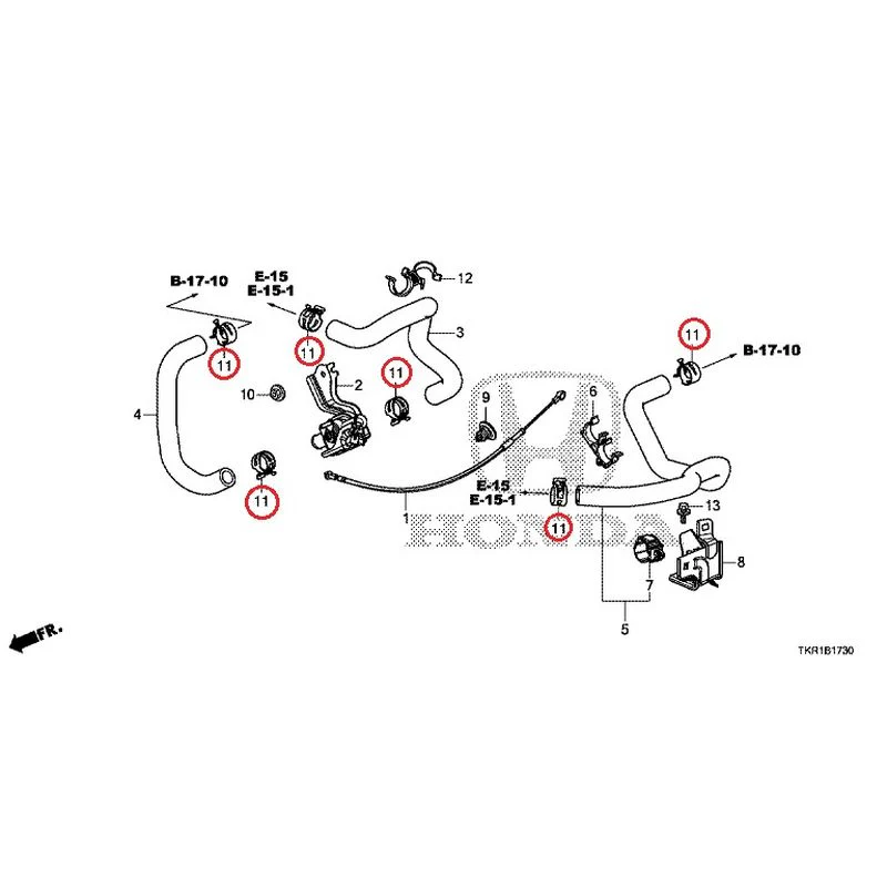 [NEW] JDM HONDA N-WGN JH3 2023 Water Hose GENUINE OEM - Image 12