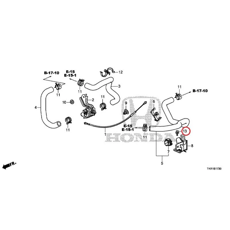 [NEW] JDM HONDA N-WGN JH3 2023 Water Hose GENUINE OEM - Image 14