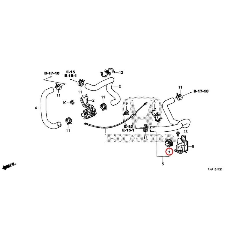 [NEW] JDM HONDA N-WGN JH3 2023 Water Hose GENUINE OEM - Image 8