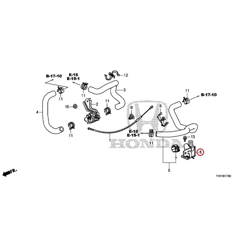 [NEW] JDM HONDA N-WGN JH3 2023 Water Hose GENUINE OEM - Image 9