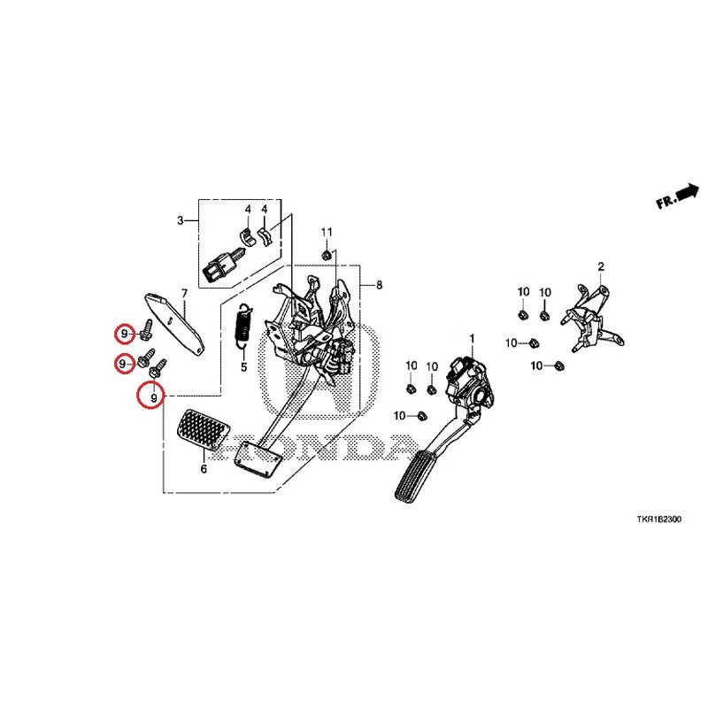 [NEW] JDM HONDA N-WGN JH3 2023 Pedals GENUINE OEM - Image 10