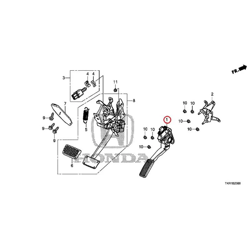 [NEW] JDM HONDA N-WGN JH3 2023 Pedals GENUINE OEM - Image 2