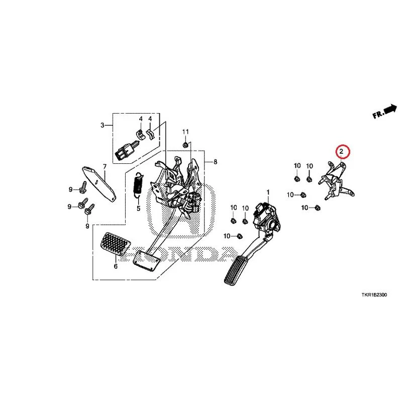 [NEW] JDM HONDA N-WGN JH3 2023 Pedals GENUINE OEM - Image 3