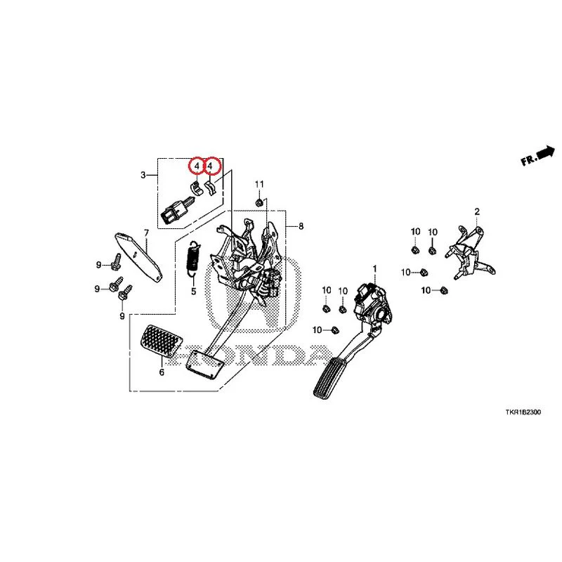 [NEW] JDM HONDA N-WGN JH3 2023 Pedals GENUINE OEM - Image 5