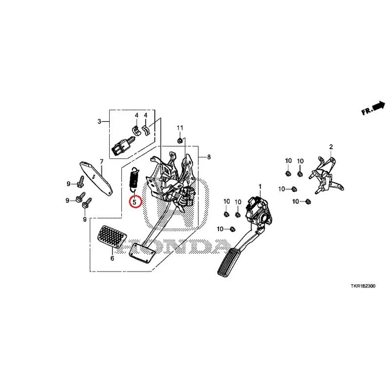 [NEW] JDM HONDA N-WGN JH3 2023 Pedals GENUINE OEM - Image 6