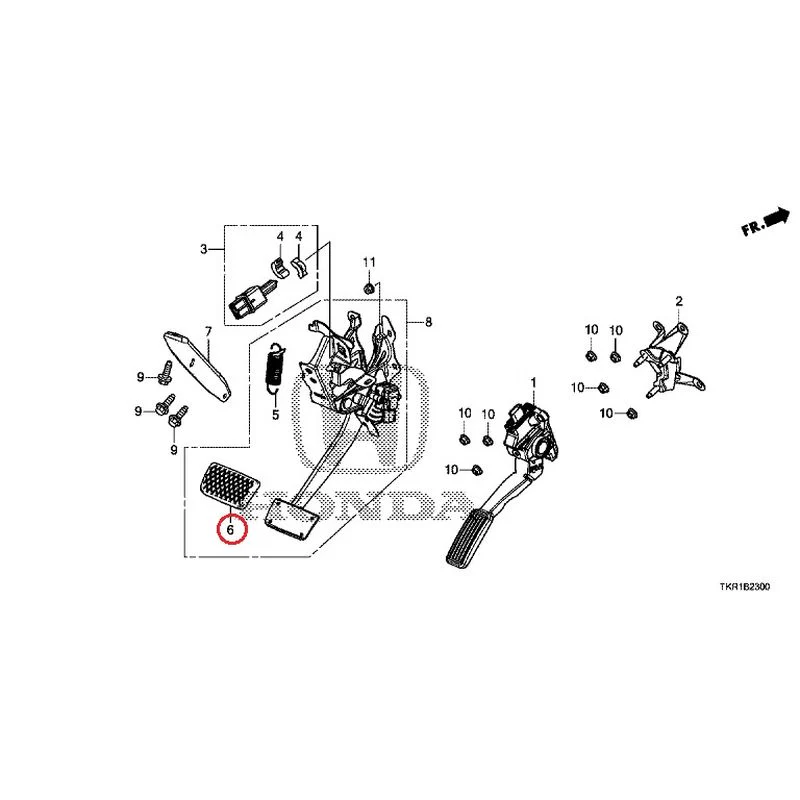 [NEW] JDM HONDA N-WGN JH3 2023 Pedals GENUINE OEM - Image 7
