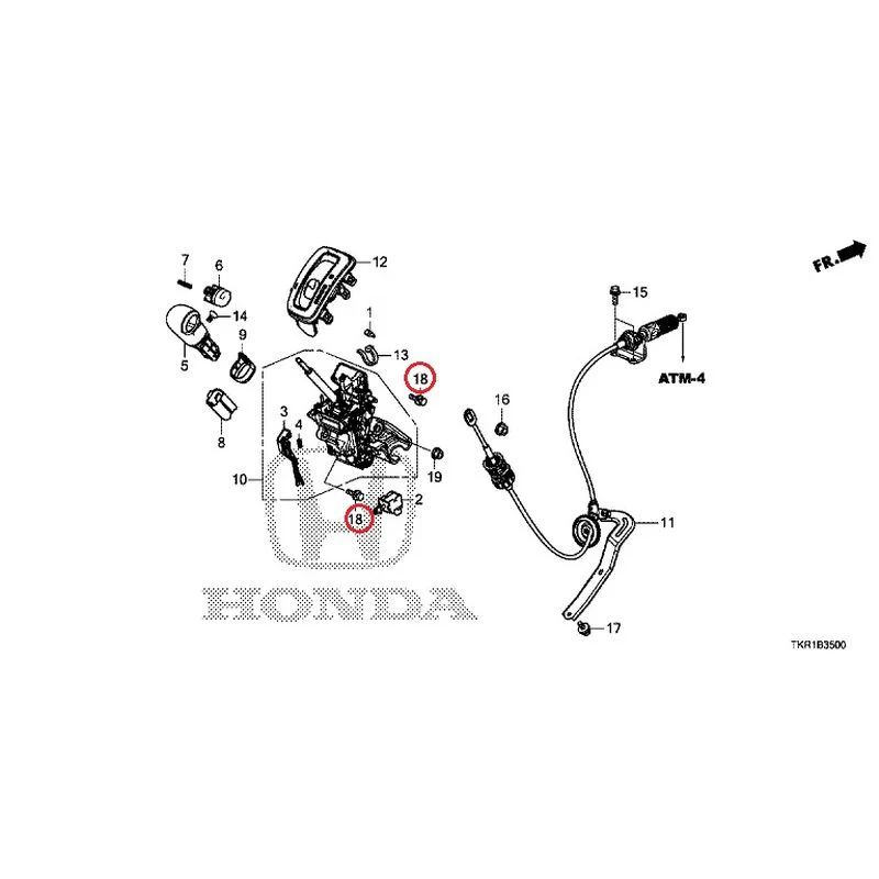[NEW] JDM HONDA N-WGN JH3 2023 Select Lever GENUINE OEM - Image 19