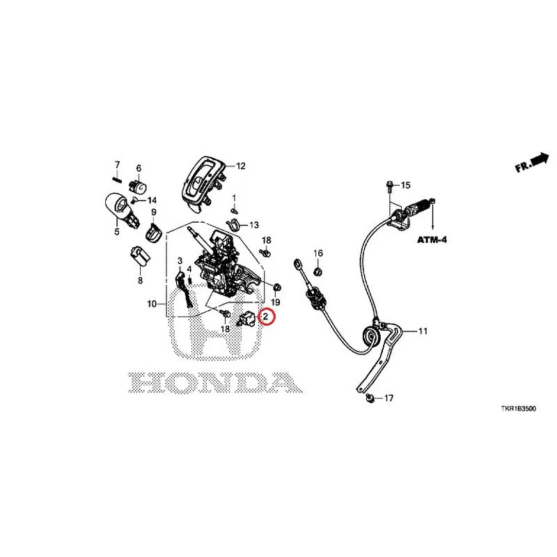 [NEW] JDM HONDA N-WGN JH3 2023 Select Lever GENUINE OEM - Image 3