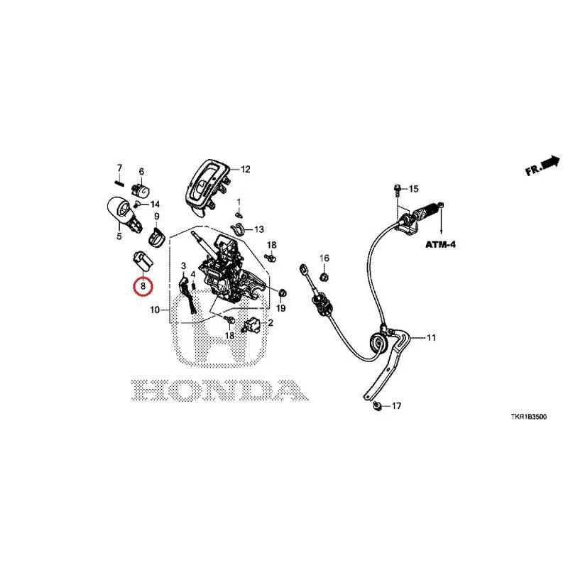 [NEW] JDM HONDA N-WGN JH3 2023 Select Lever GENUINE OEM - Image 9