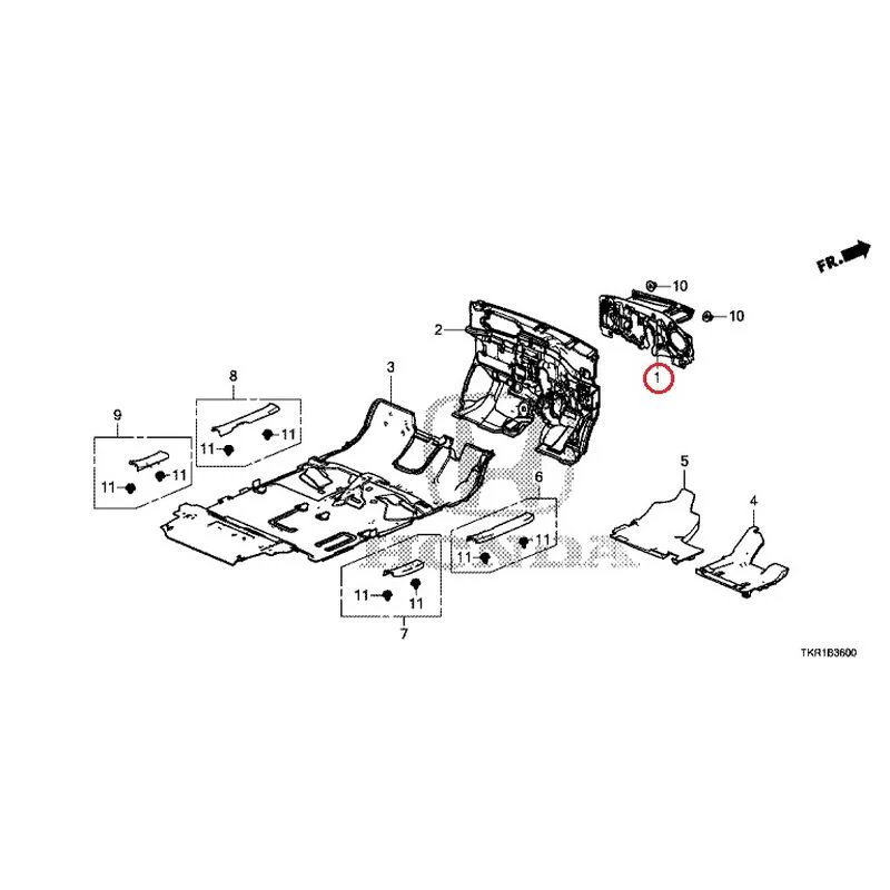 [NEW] JDM HONDA N-WGN JH3 2023 Floor Mat GENUINE OEM - Image 2